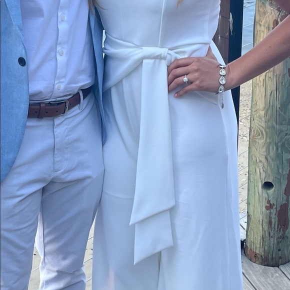 COPY - White Jumpsuit size M - Picture 3 of 3